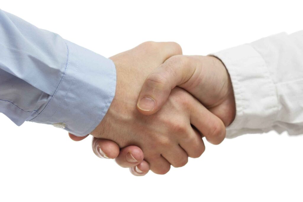 business people handshake