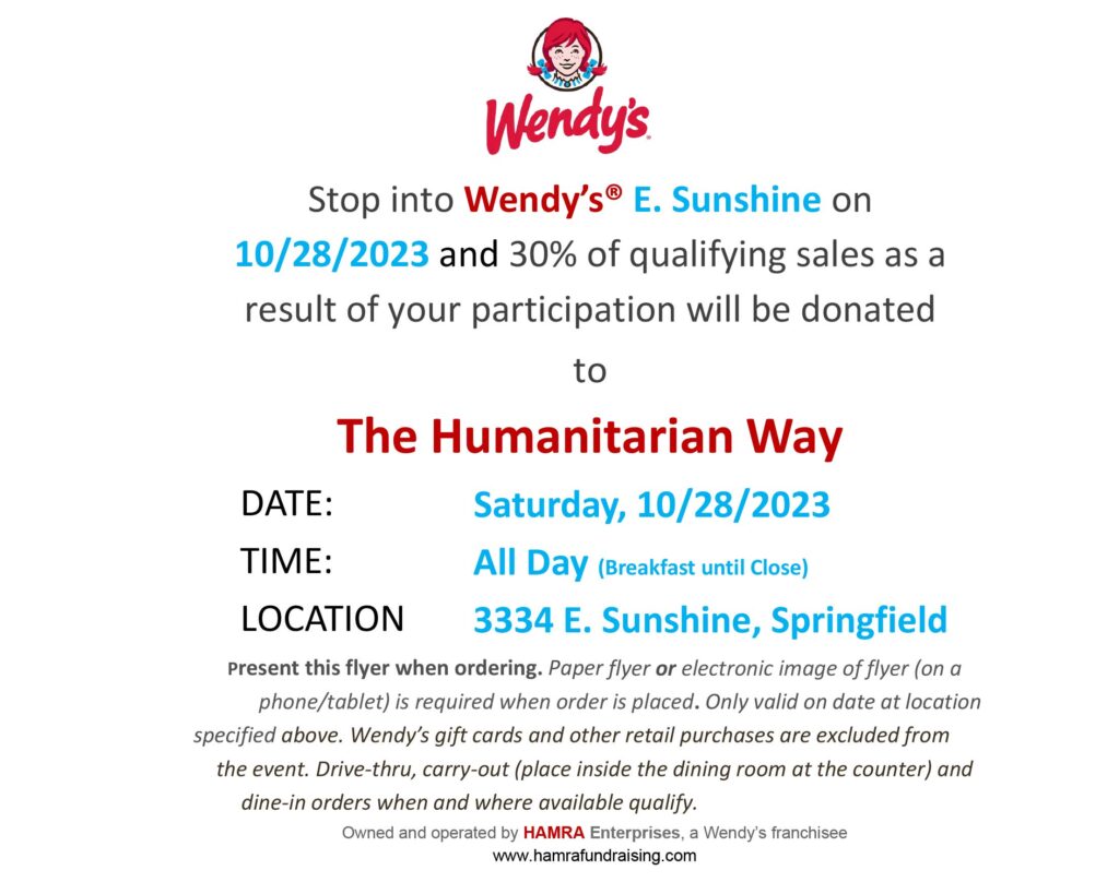 Make a Difference Day - The Humanitarian Way